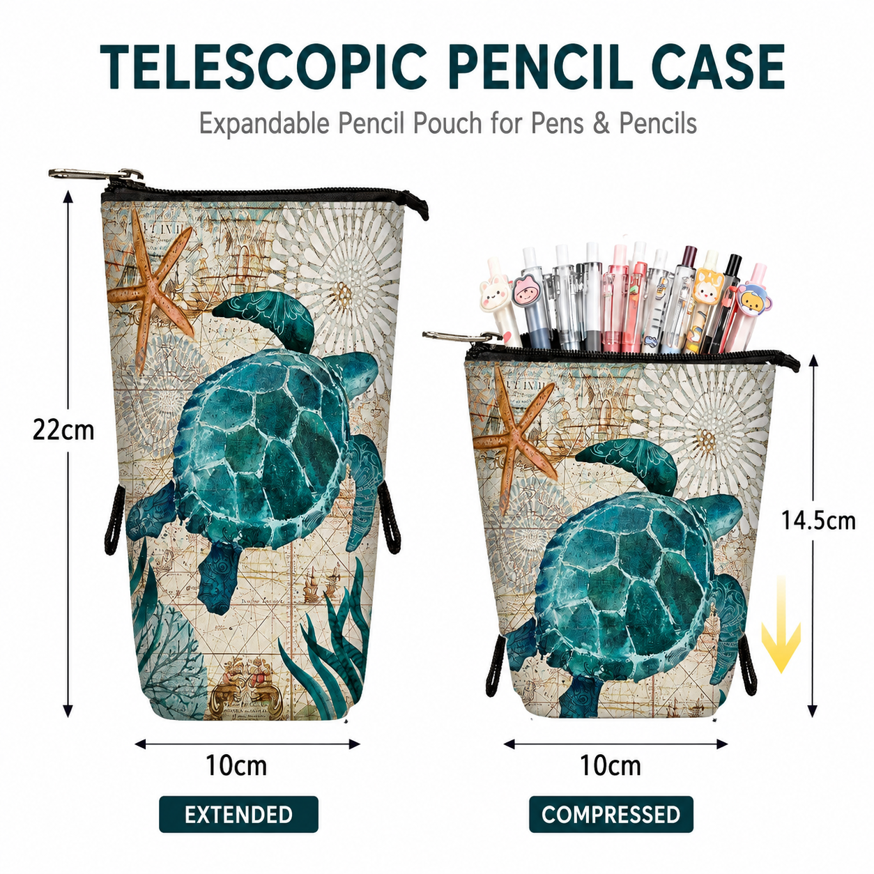 Telescopic Pencil Case – Ocean Collection