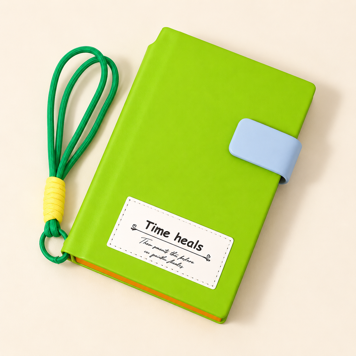 A6 Magnetic Strap Notebook with Wrist Lanyard