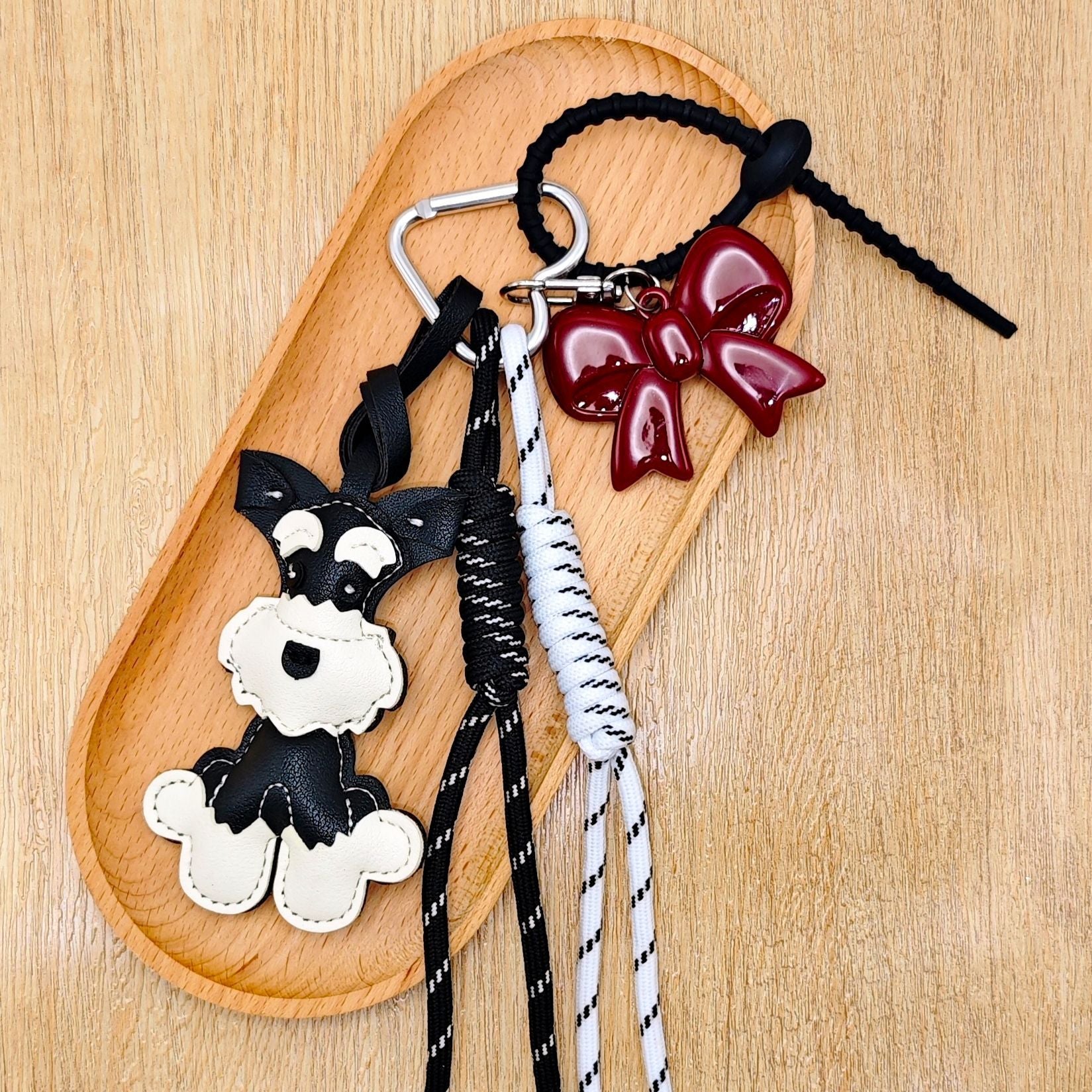Schnauzer Keychain ✨ Cute Dog Bag Charm