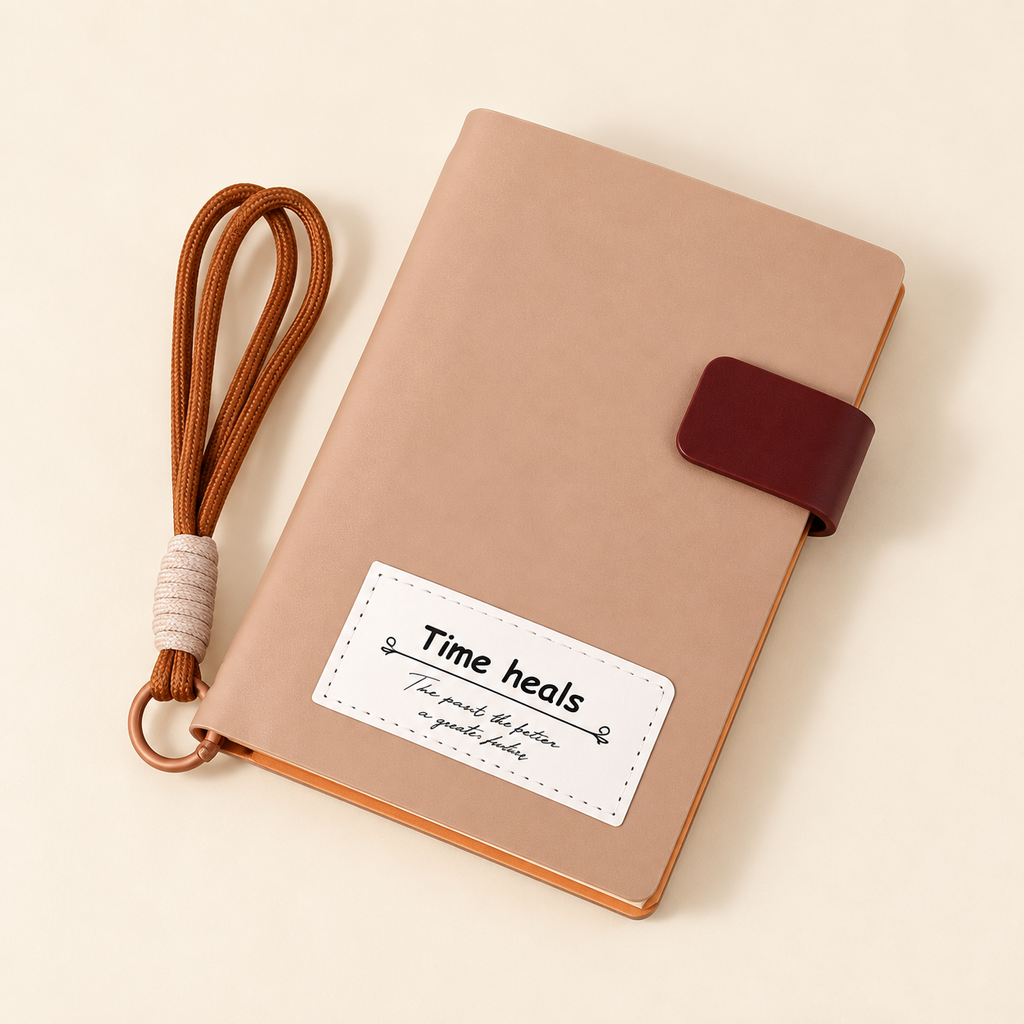 A6 Magnetic Strap Notebook with Wrist Lanyard