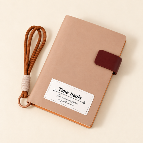 A6 Magnetic Strap Notebook with Wrist Lanyard