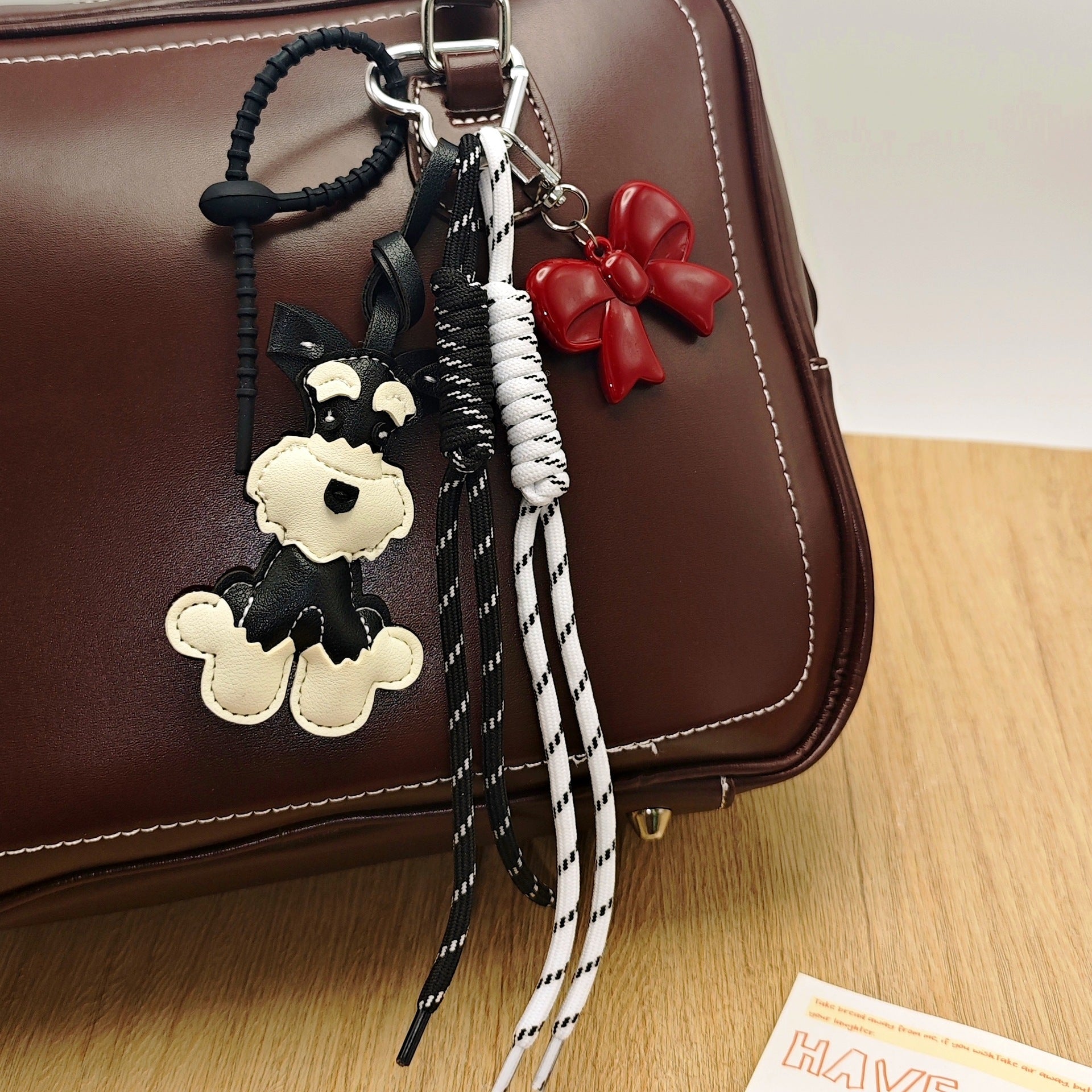 Schnauzer Keychain ✨ Cute Dog Bag Charm