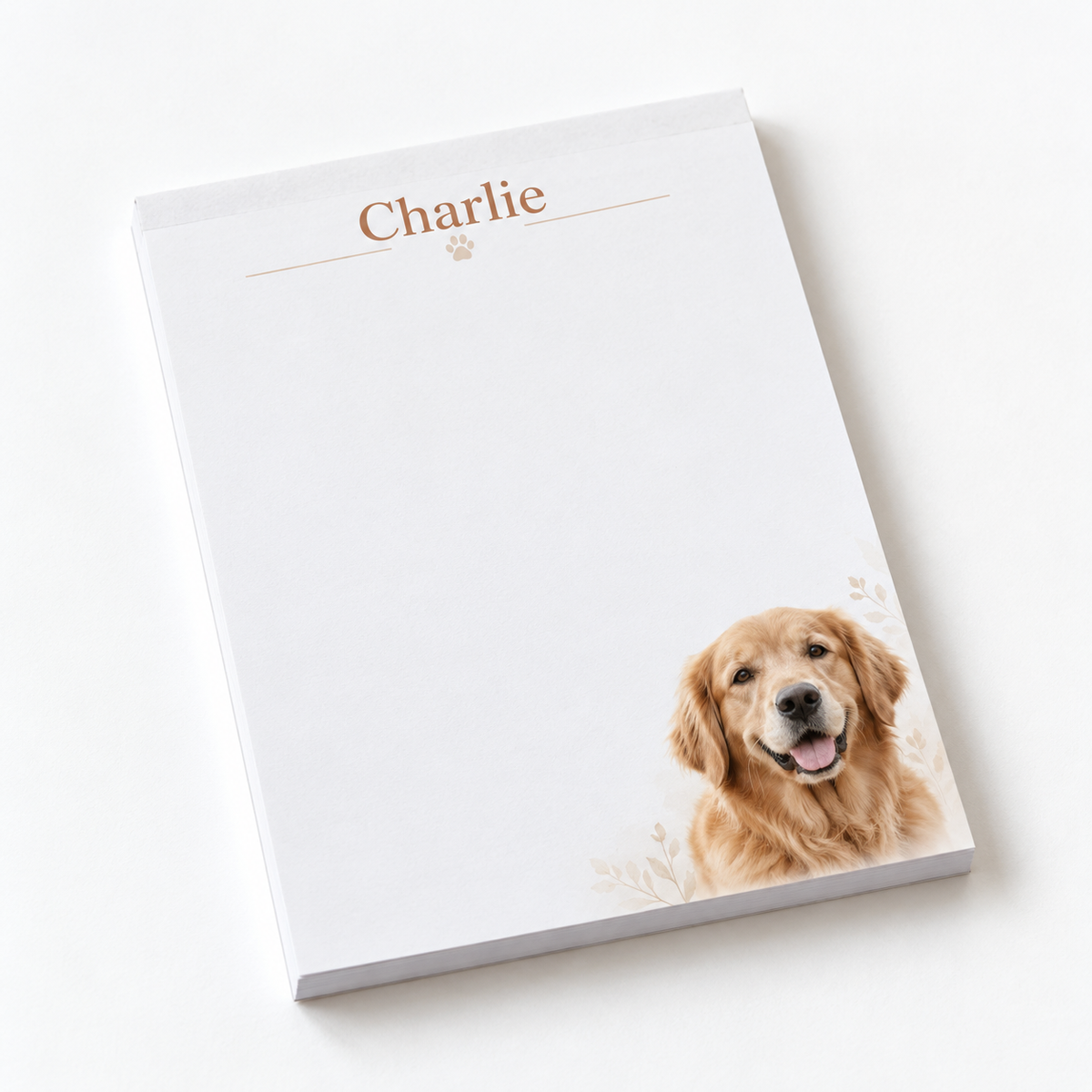Personalized Notepad – Custom Photo & Name