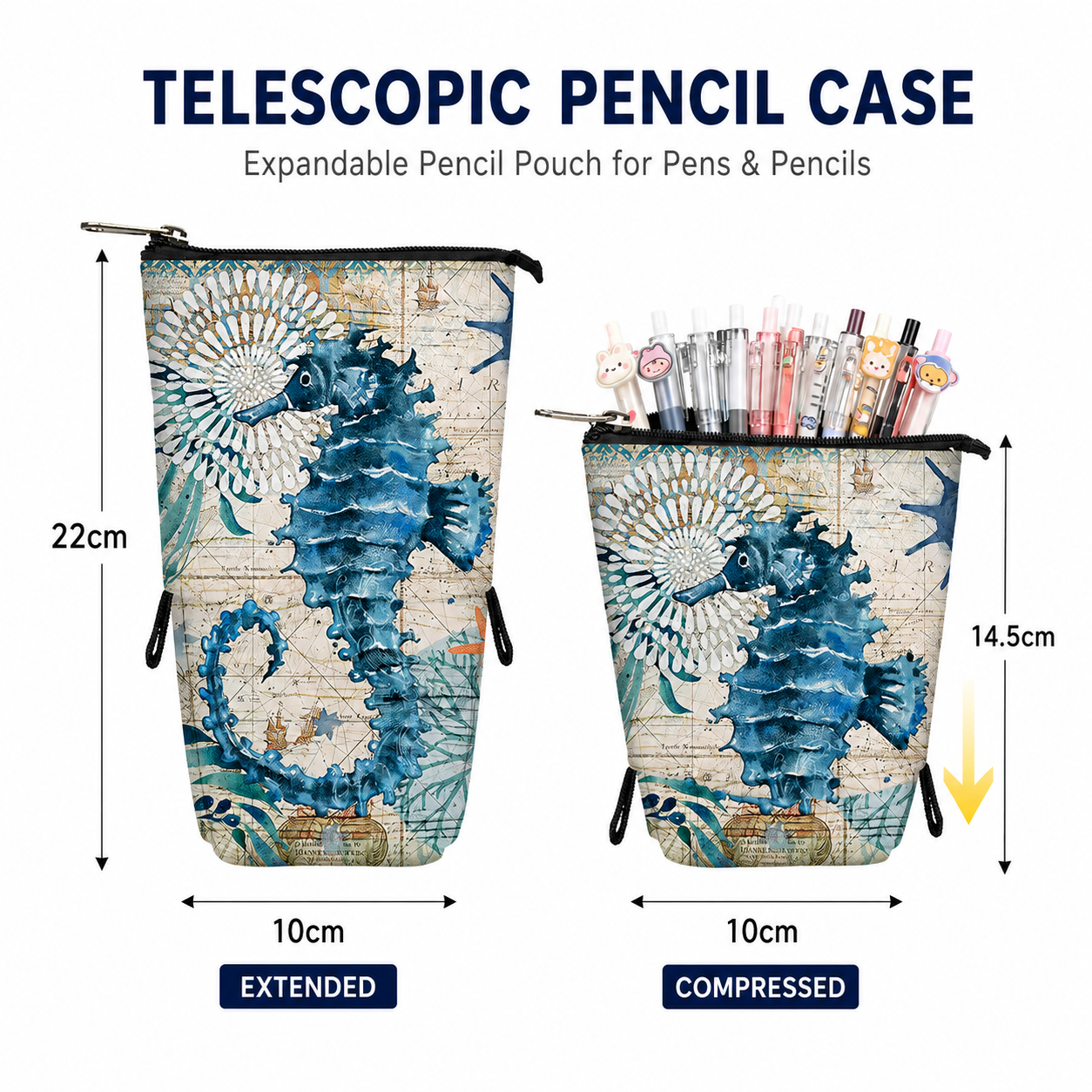 Telescopic Pencil Case – Ocean Collection
