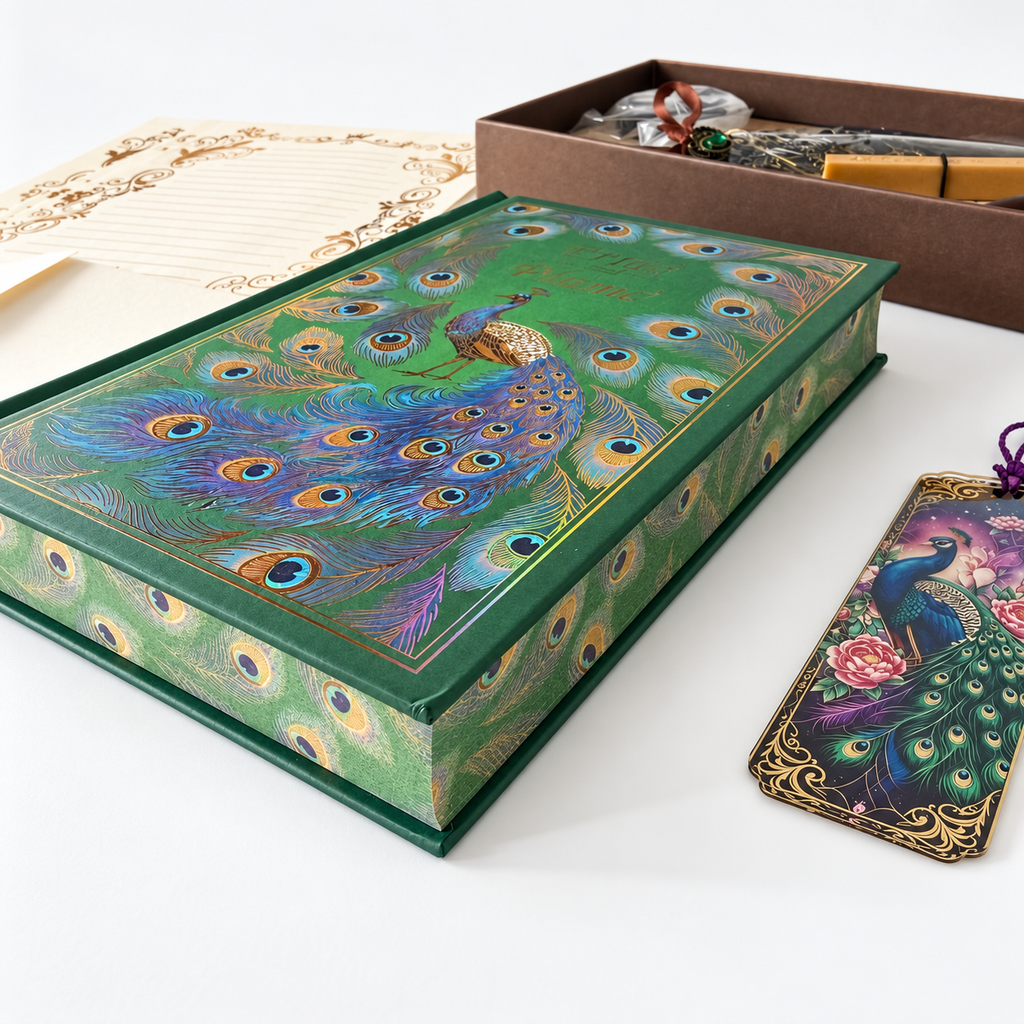 Peacock Elegance Gift Set