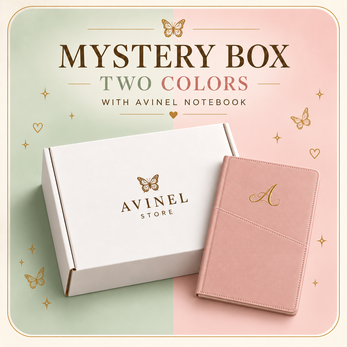 Mystery Box 2 Colors – Avinel A5 Notebook.