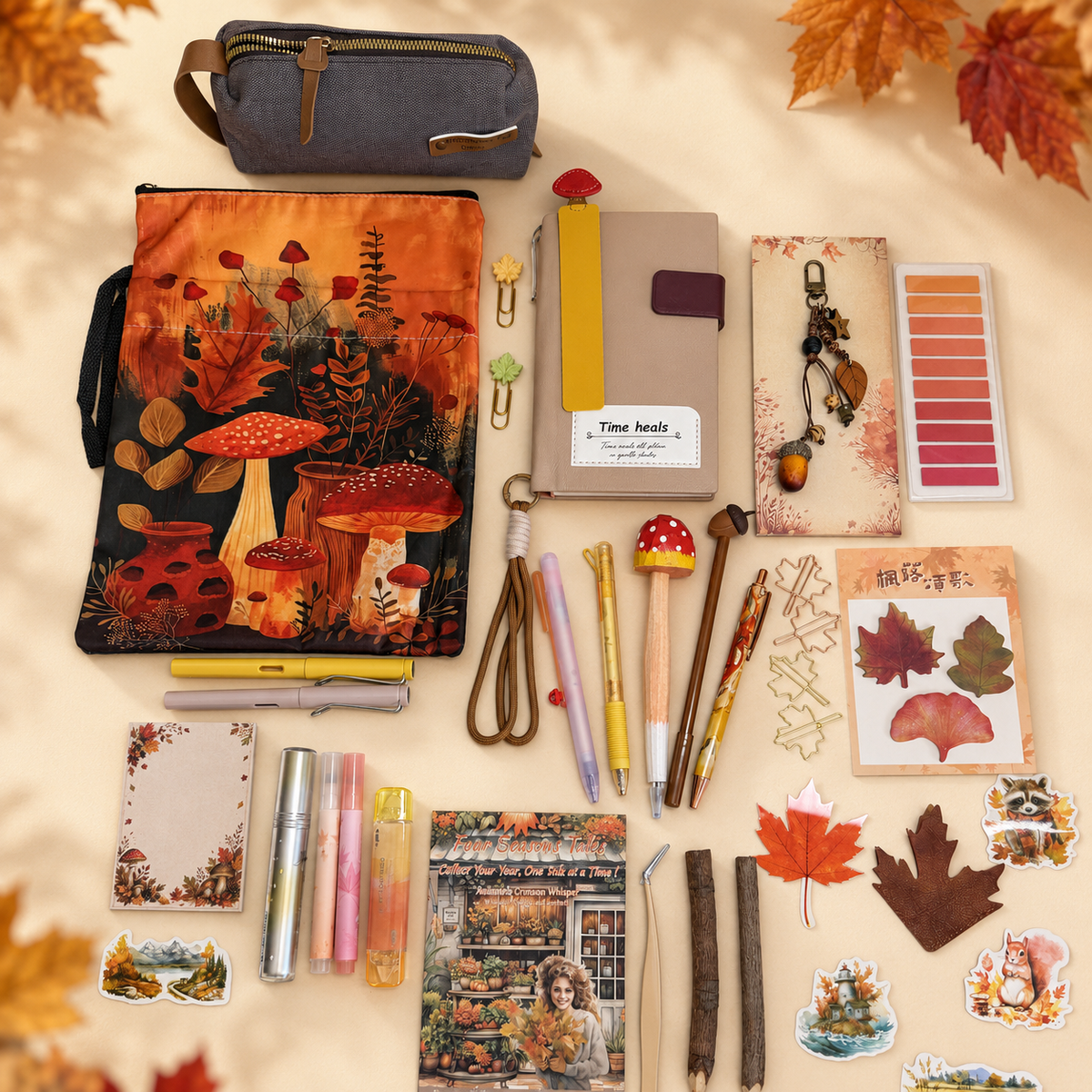 Autumn Forest Stationery Set
