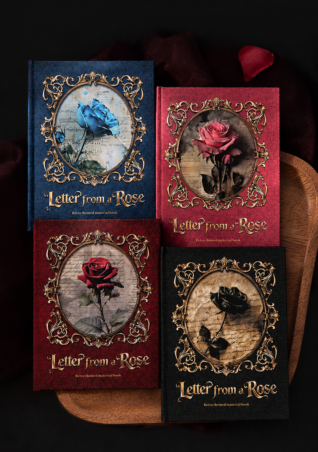 Vintage Rose Material Book