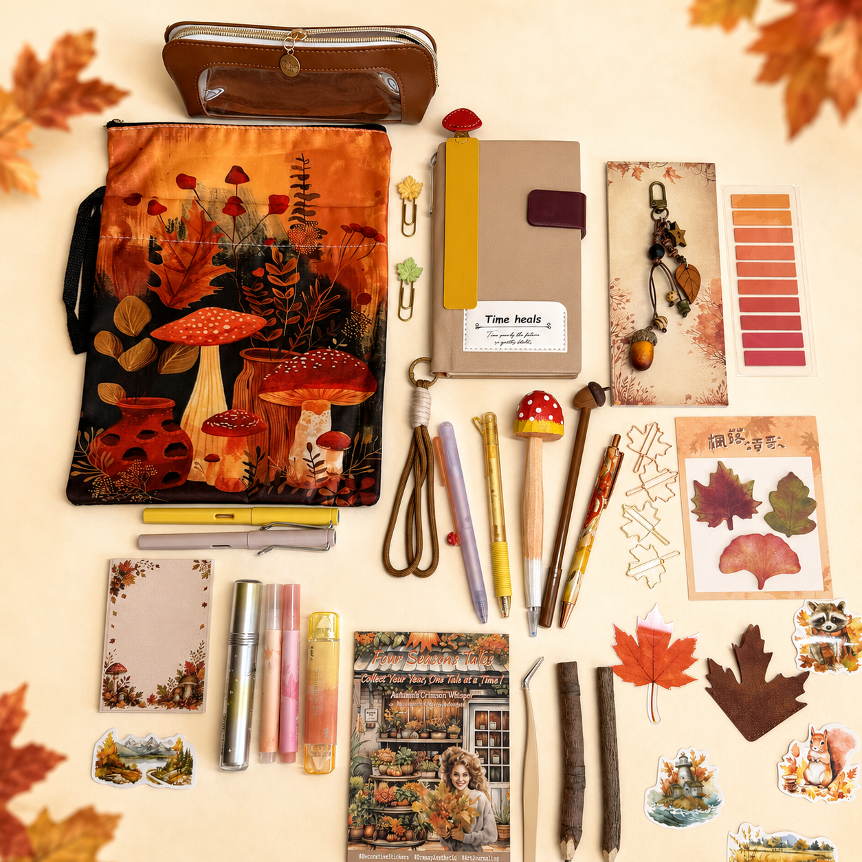 Autumn Forest Stationery Set