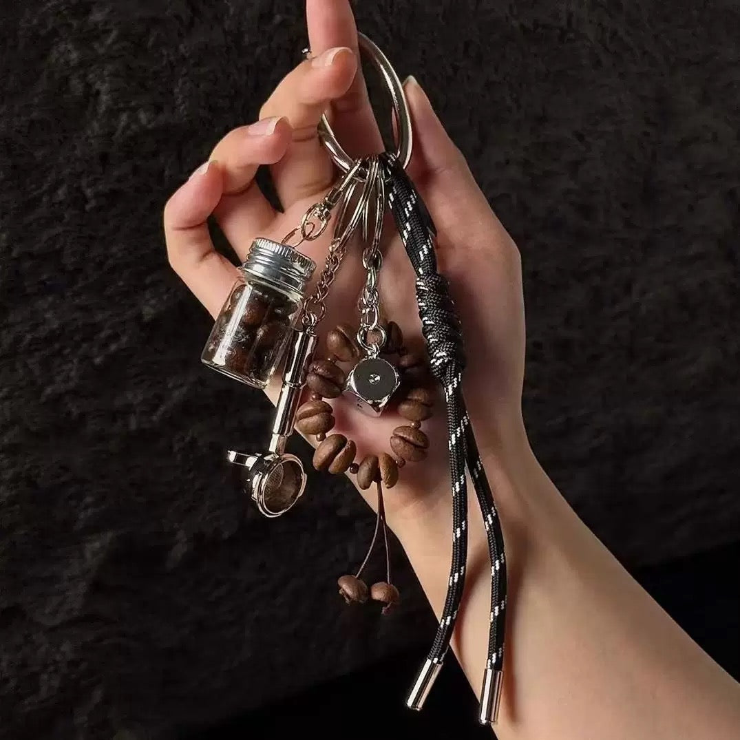 Coffee Charm Keychain