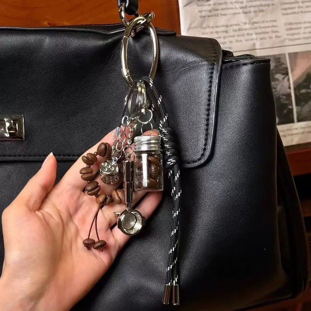 Coffee Charm Keychain