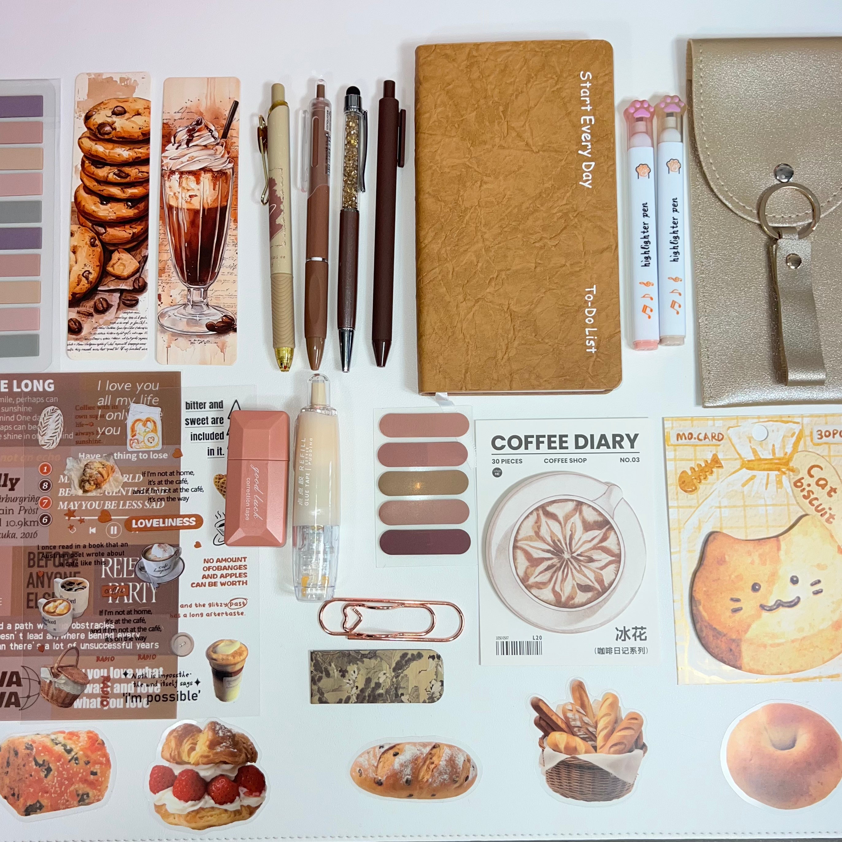 Coffee — Aesthetic Stationery Bundle