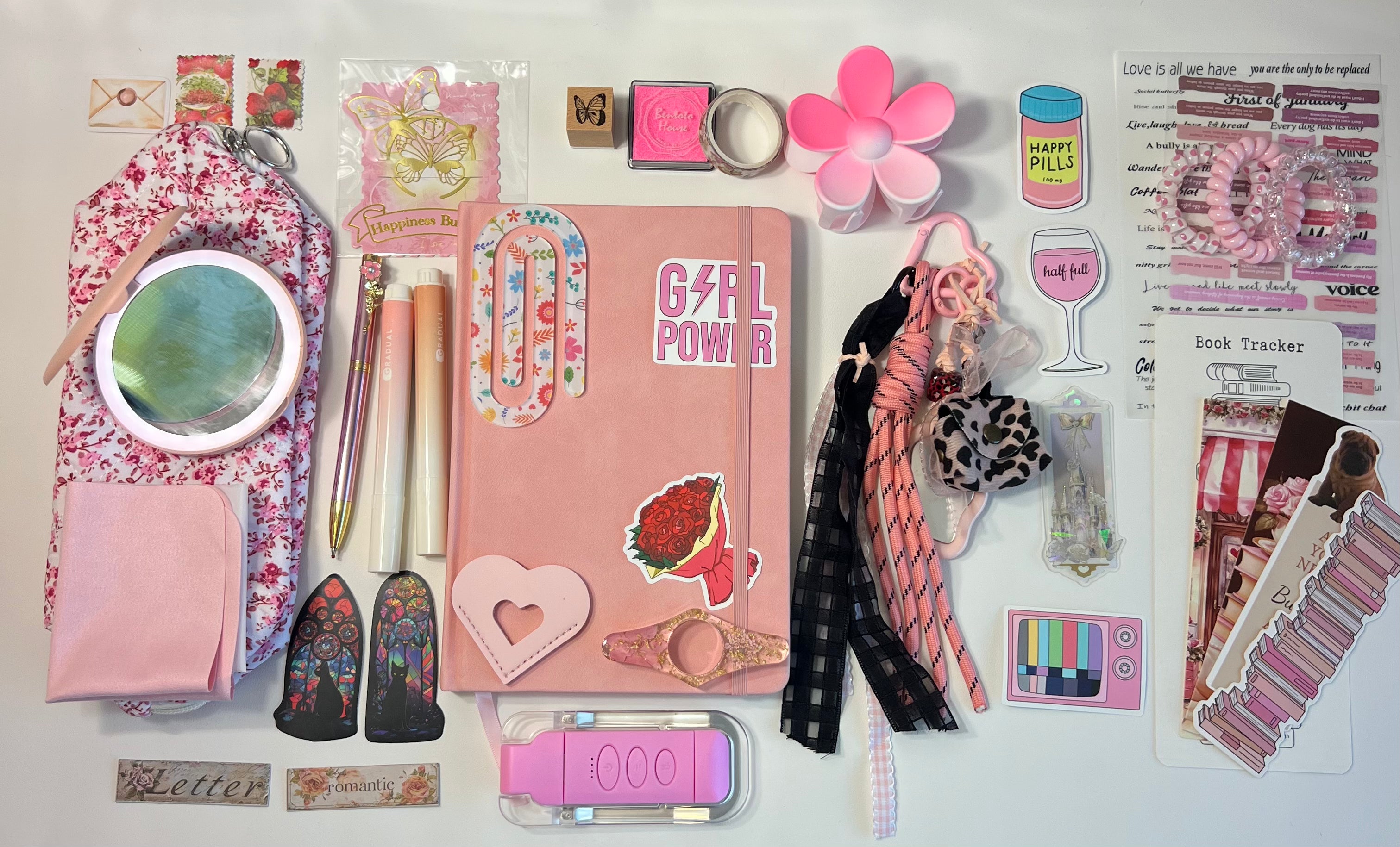 Pink Writing Set - Girl Power Edition