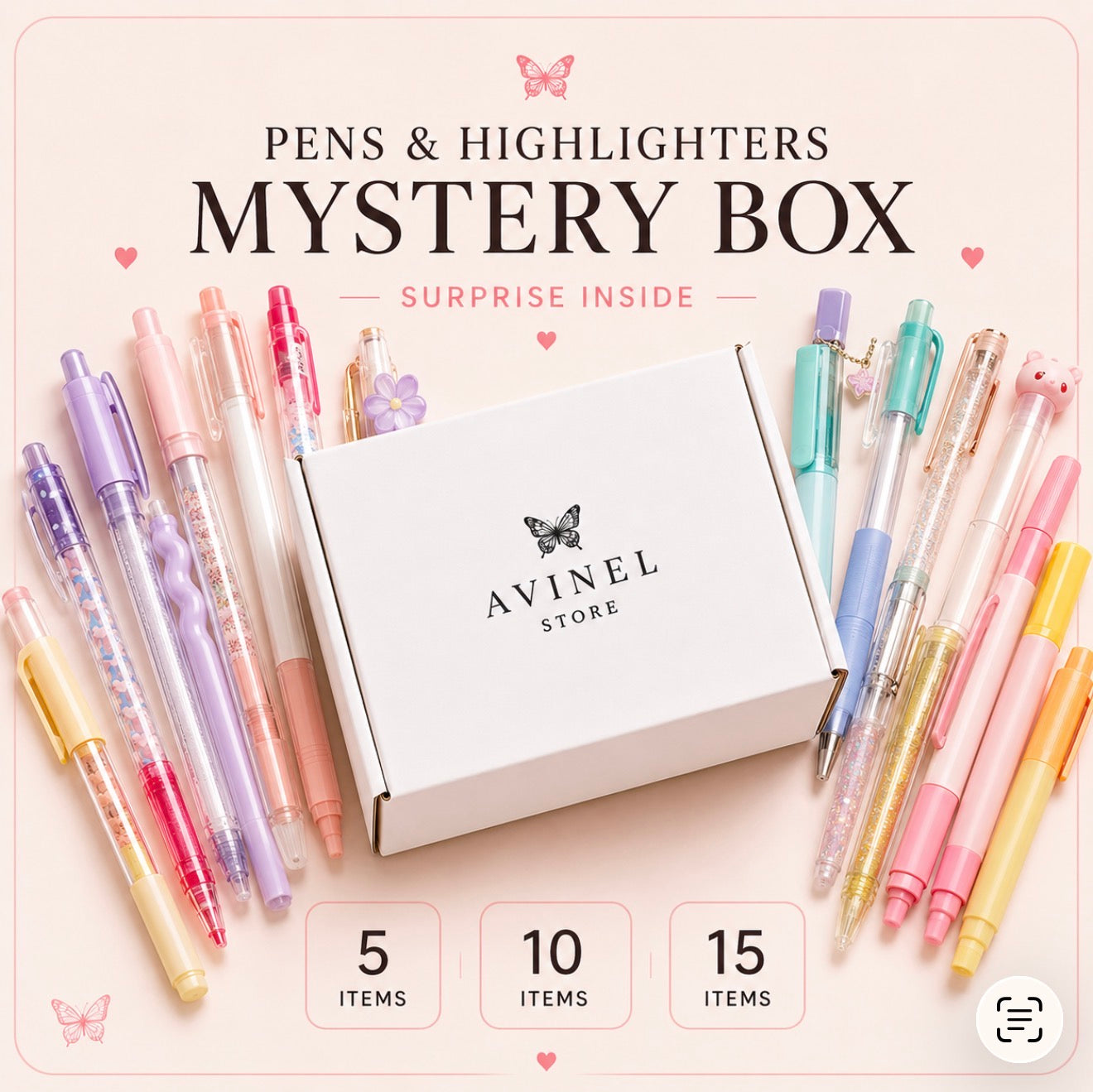  Pens & Highlighters Mystery Box