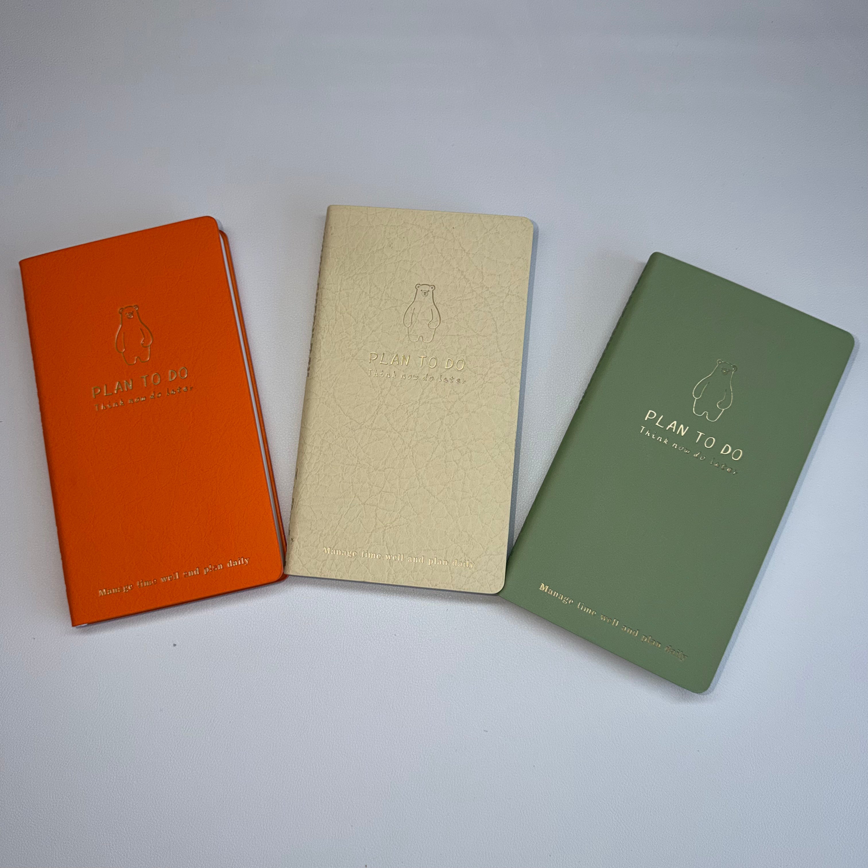 Plan To Do Bear Notebook