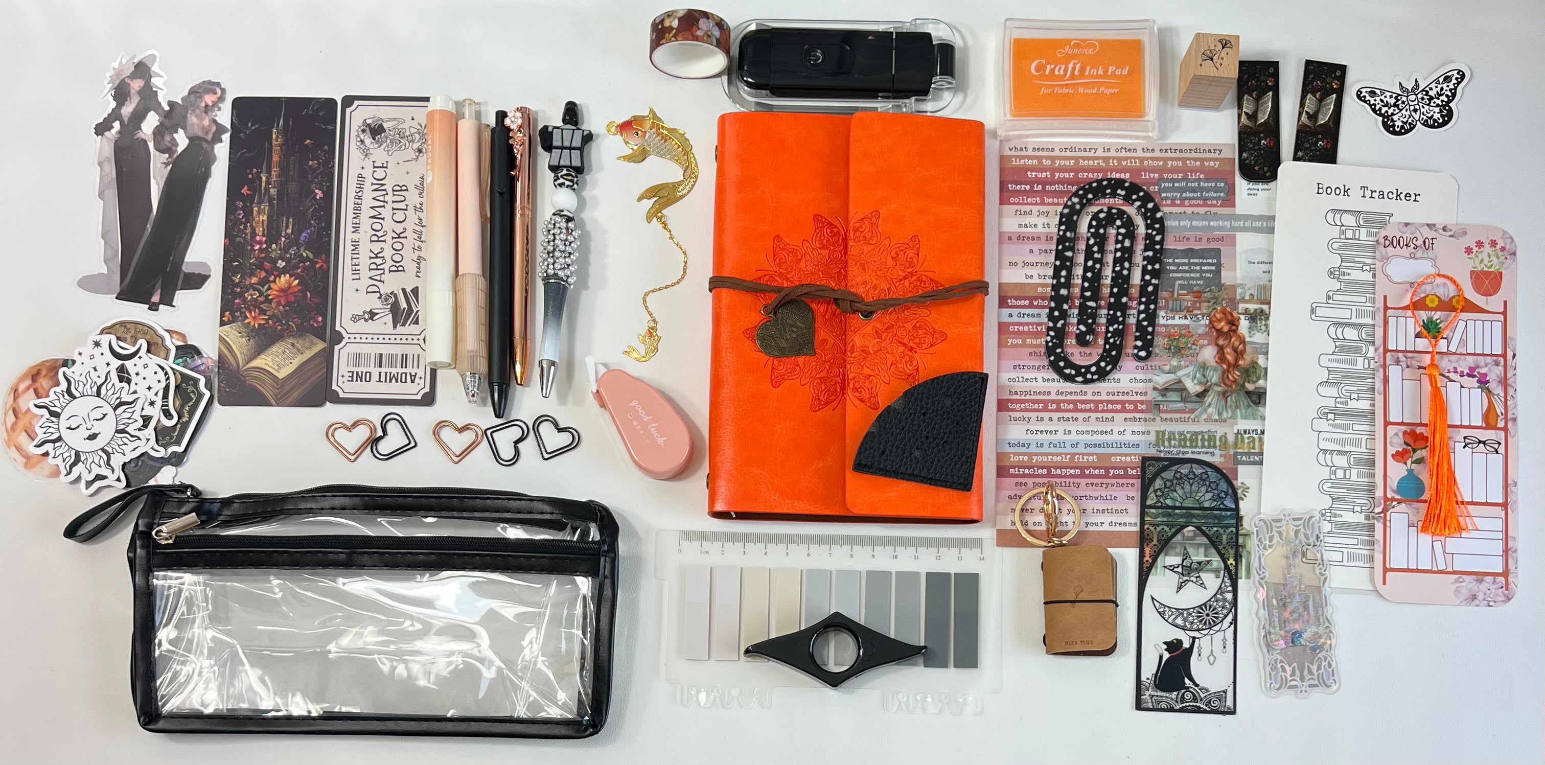 Bookish Bundle Orange & Black