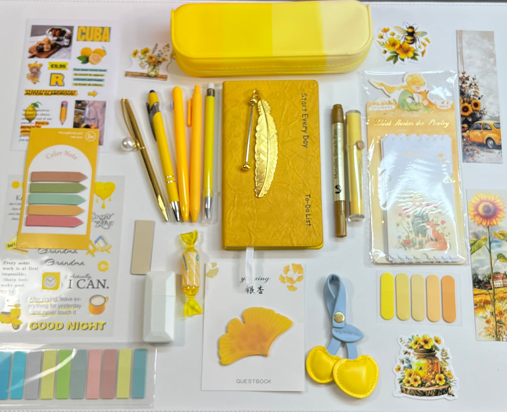 Soft Gold — Aesthetic Stationery Bundle