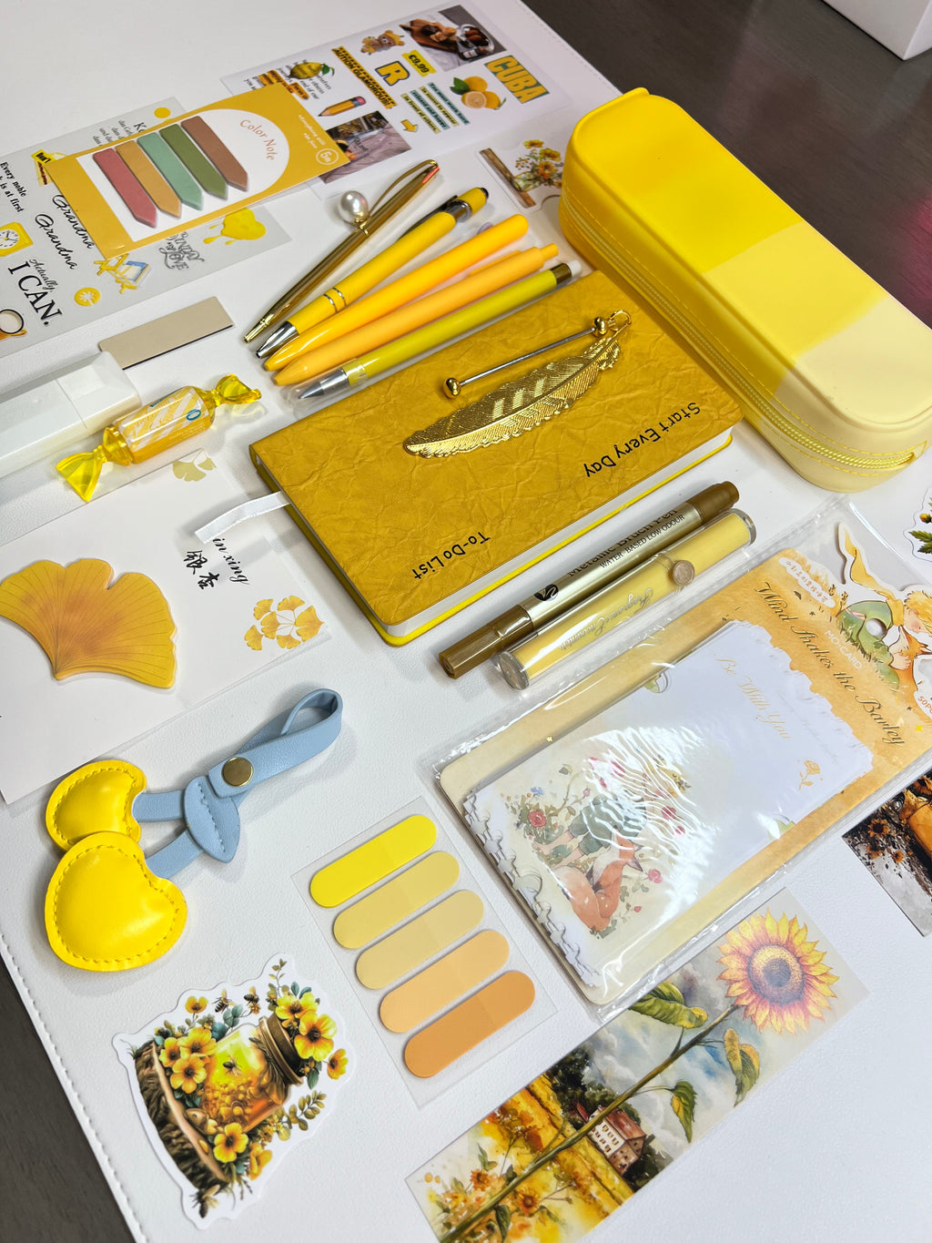 Soft Gold — Aesthetic Stationery Bundle
