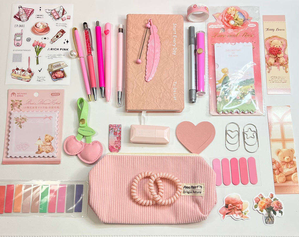 Soft Blush — Aesthetic Stationery Bundle