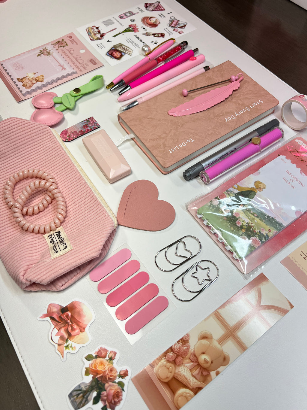 Soft Blush — Aesthetic Stationery Bundle