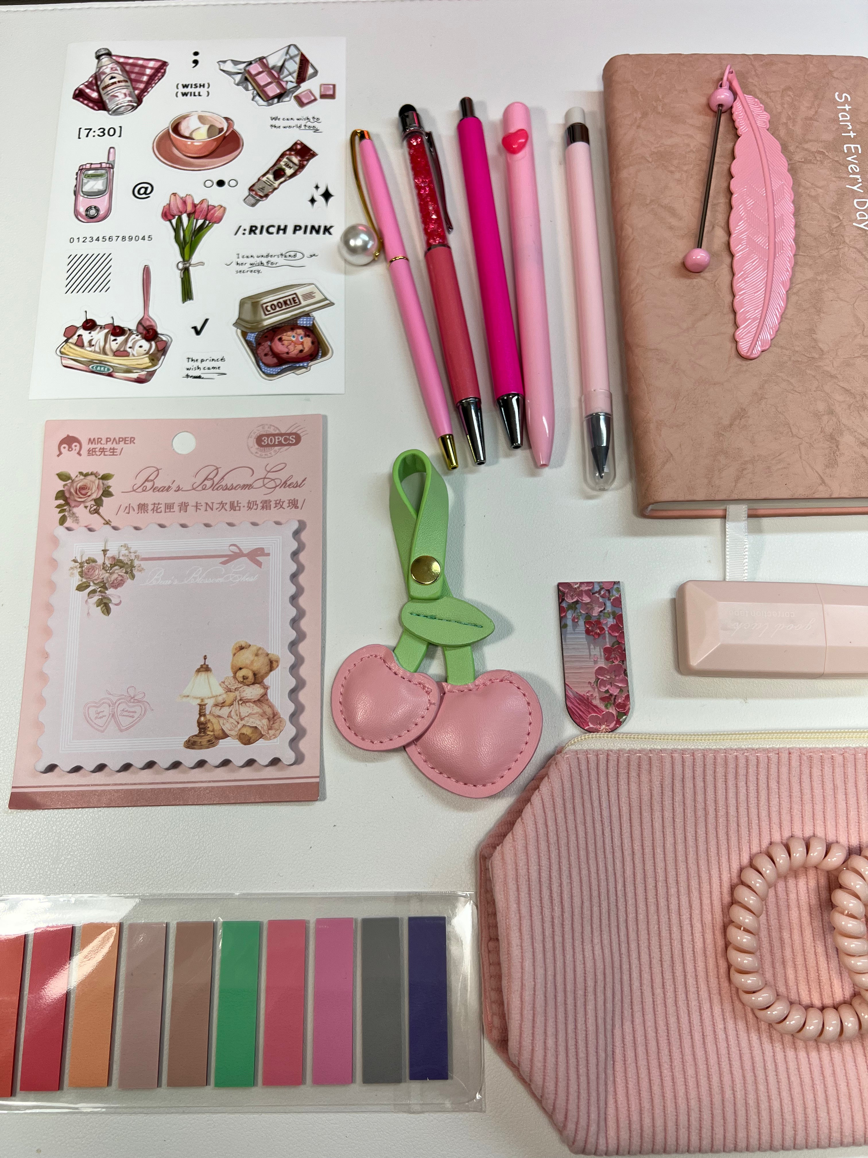 Soft Blush — Aesthetic Stationery Bundle