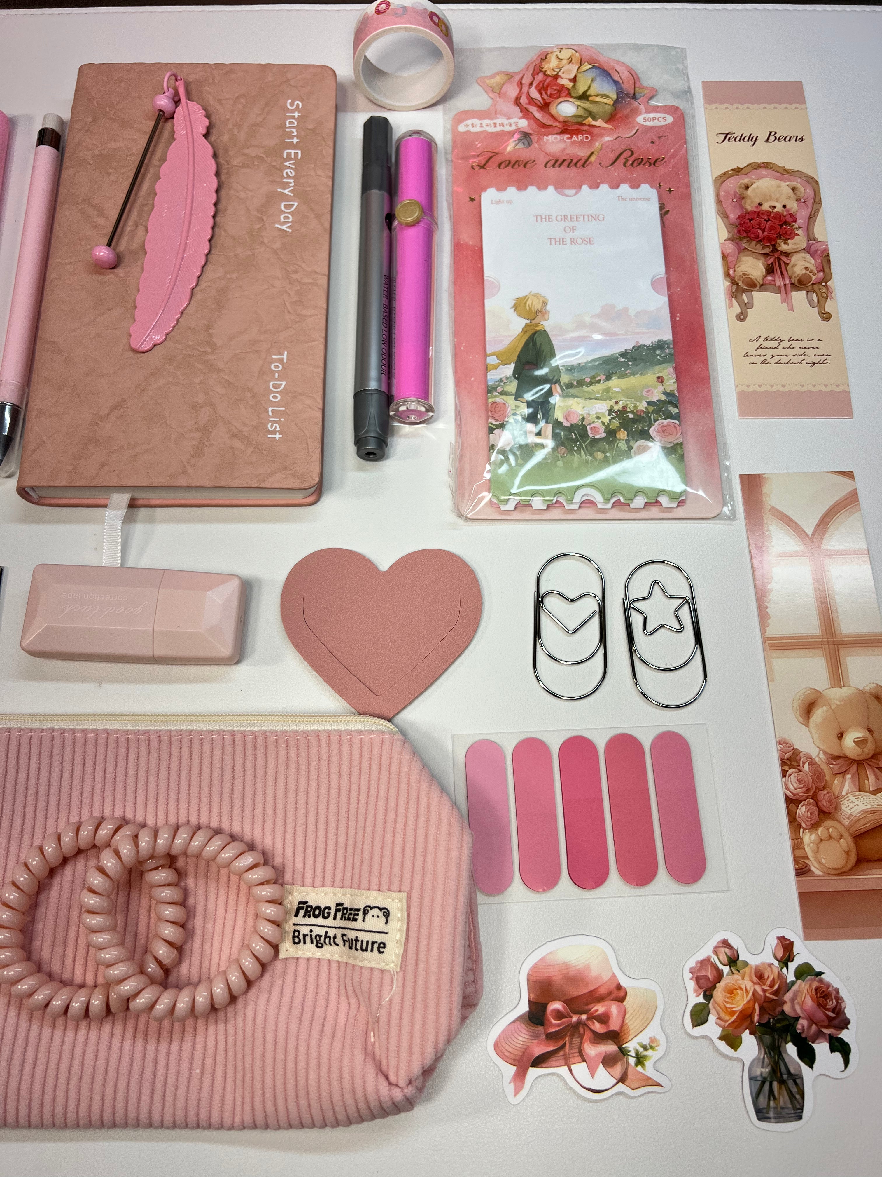 Soft Blush — Aesthetic Stationery Bundle