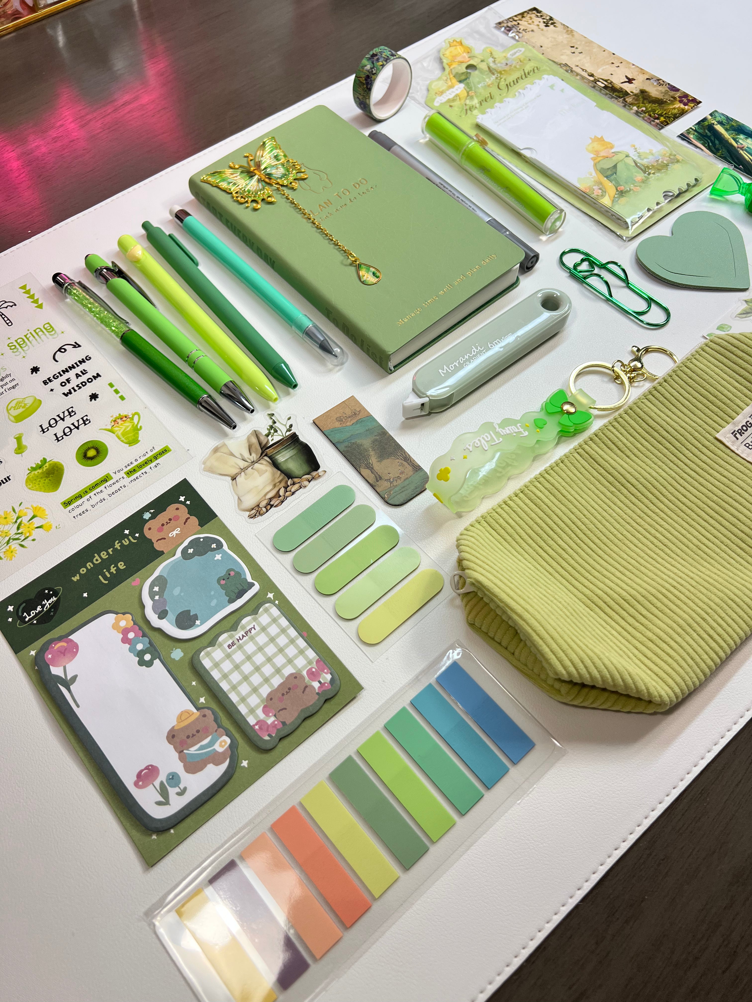 Fresh Lime — Aesthetic Stationery Bundle