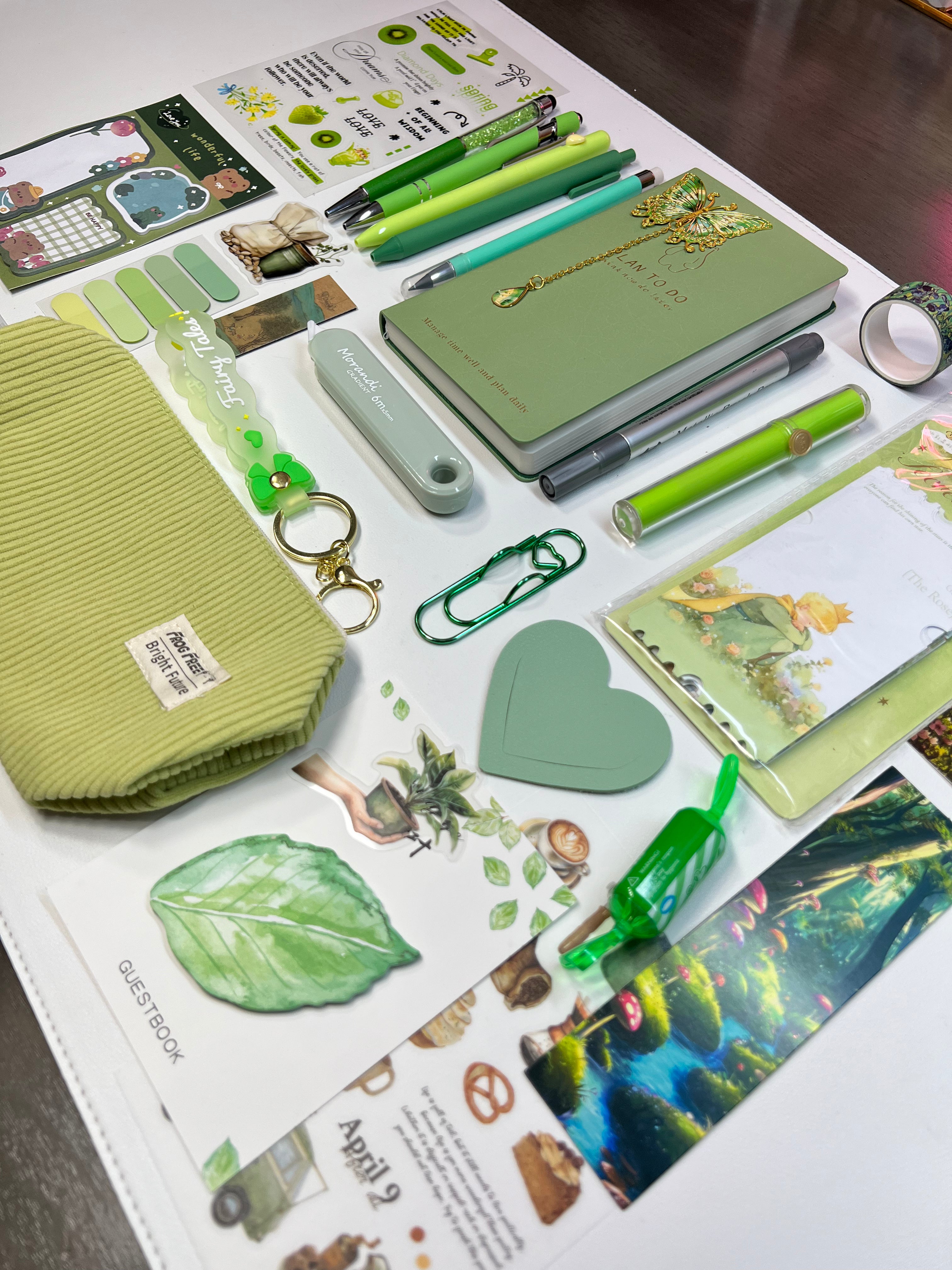 Fresh Lime — Aesthetic Stationery Bundle