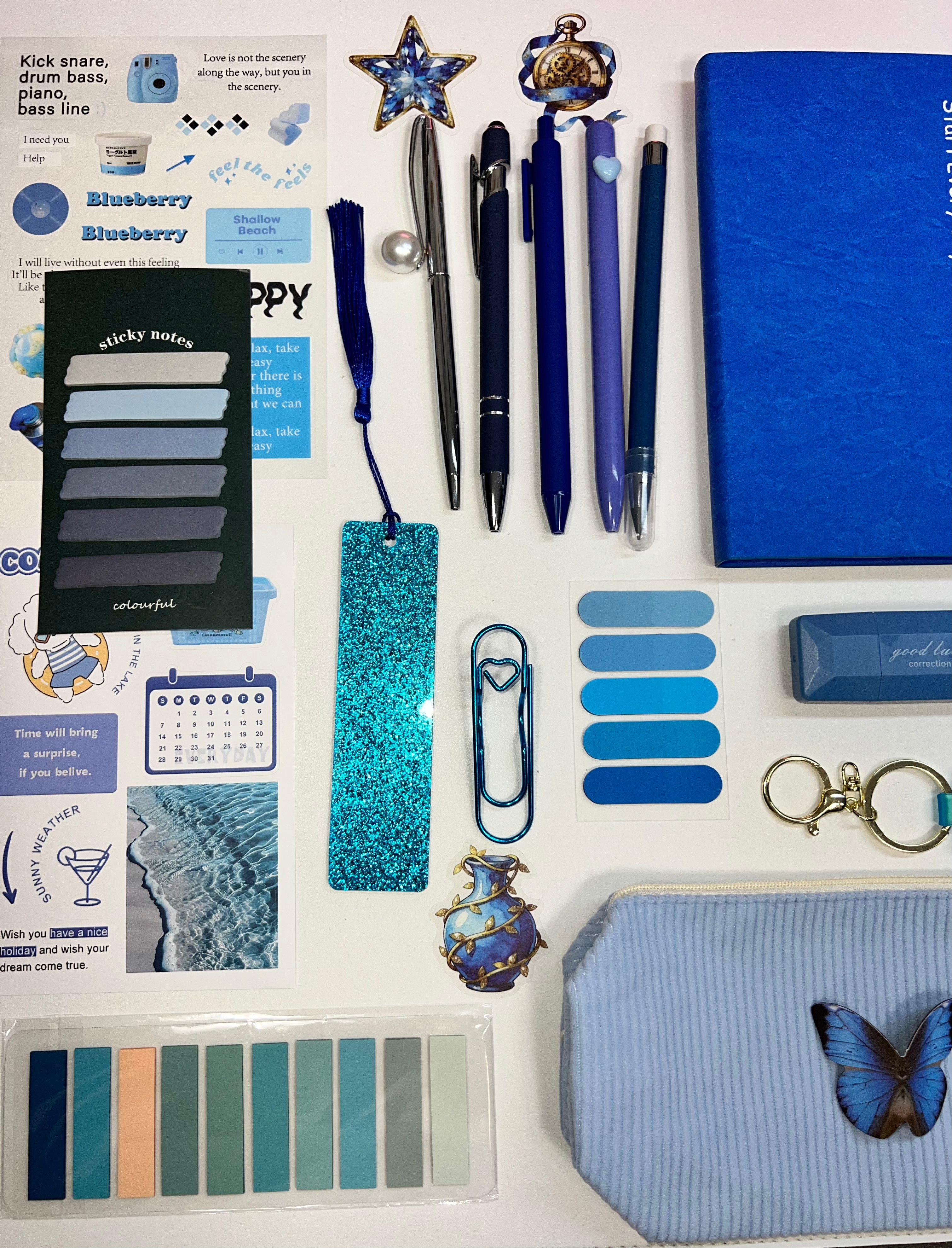 Navy — Aesthetic Stationery Bundle