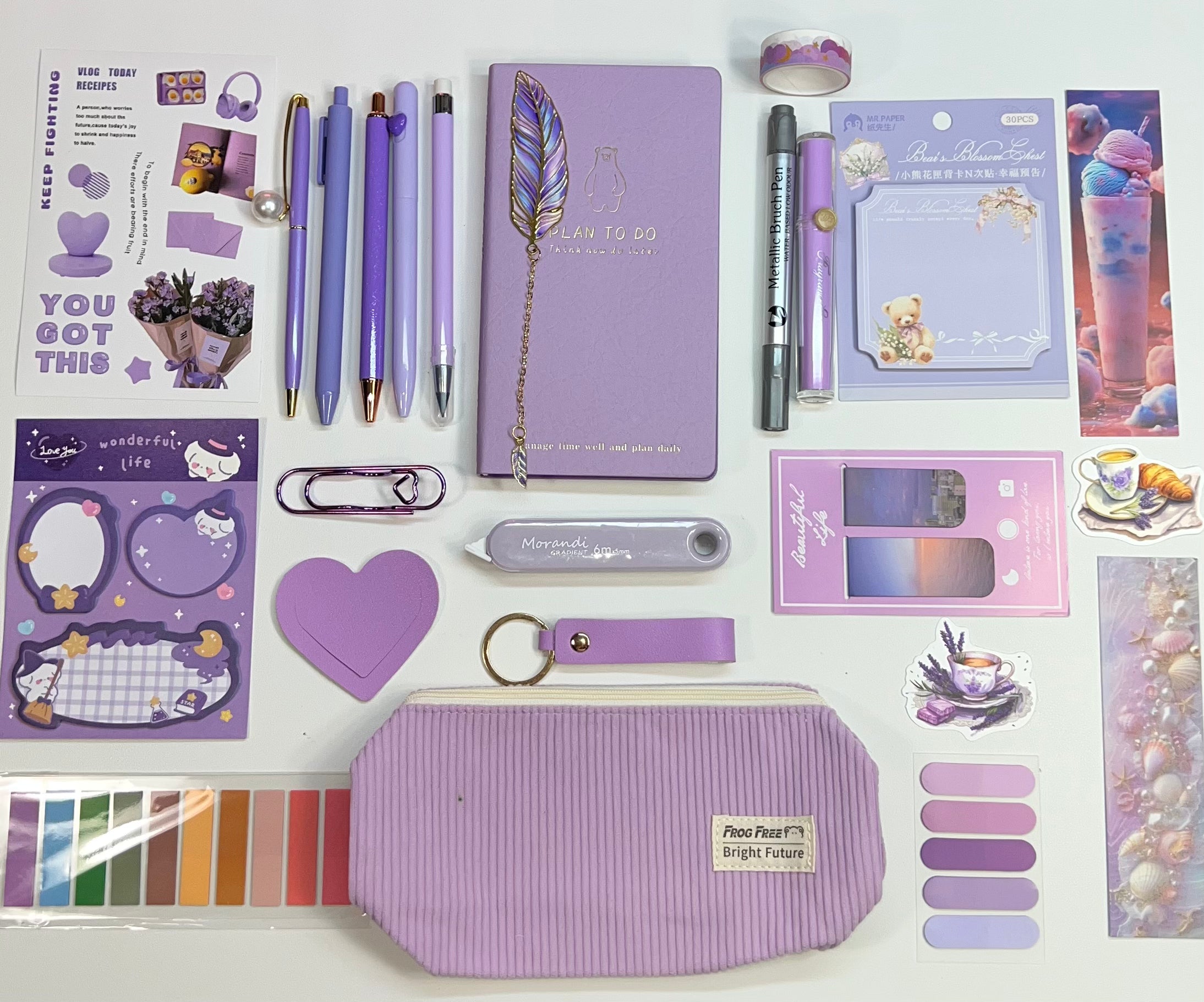 Lavender Mist — Aesthetic Stationery Bundle