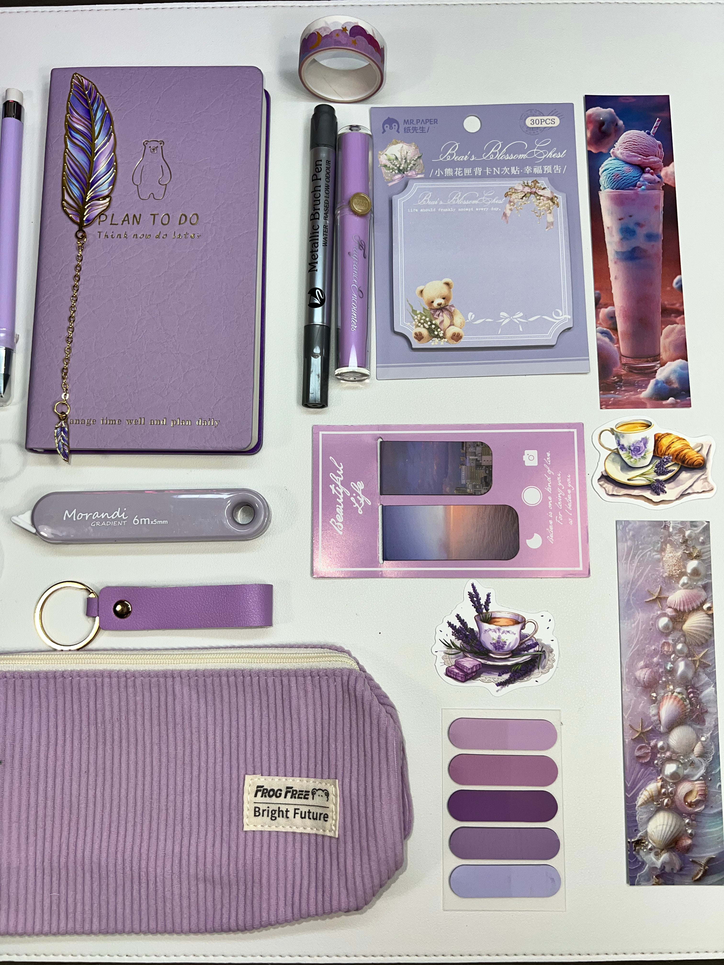 Lavender Mist — Aesthetic Stationery Bundle