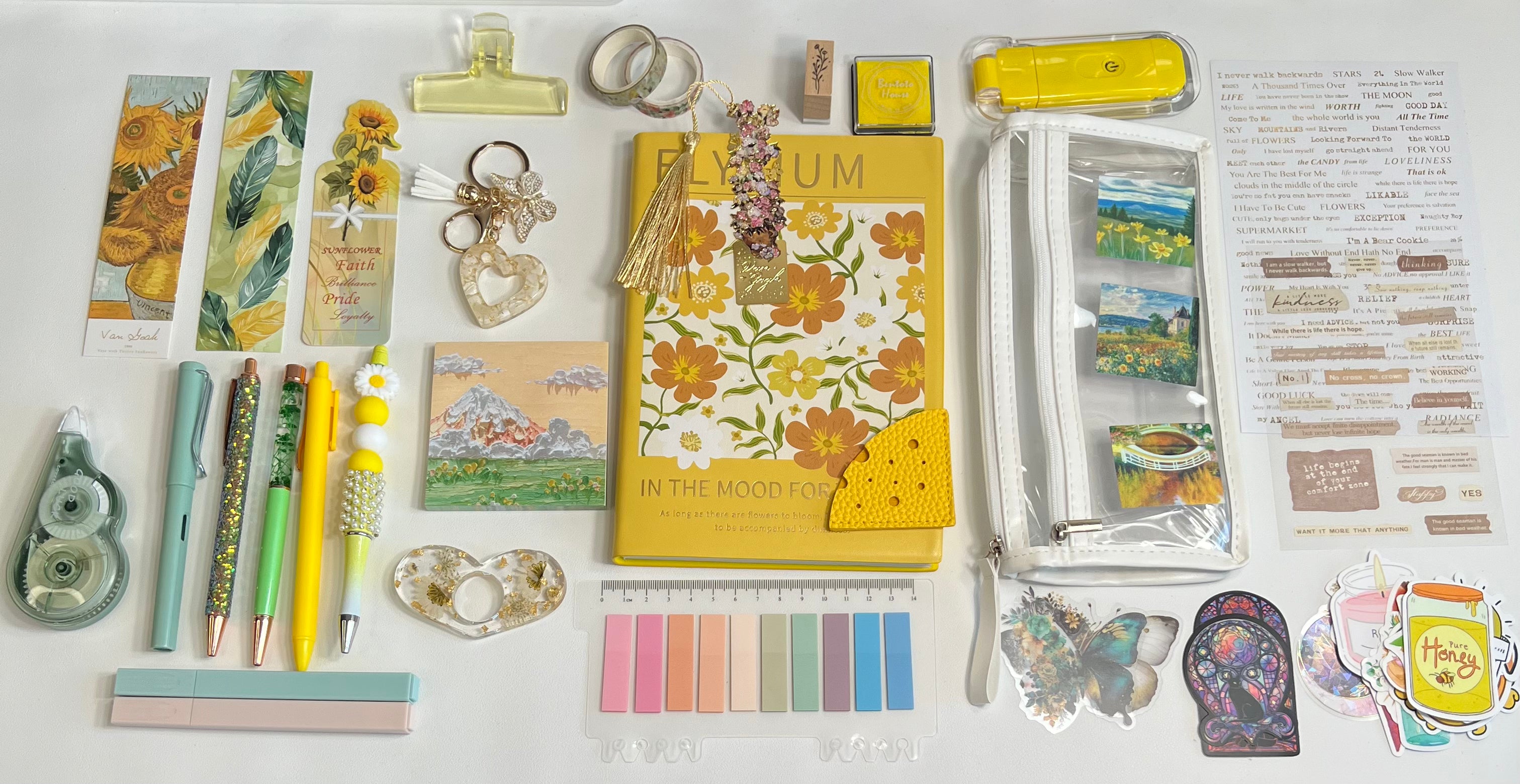 Floral Leather Notebook -5 Color Aesthetic Edition