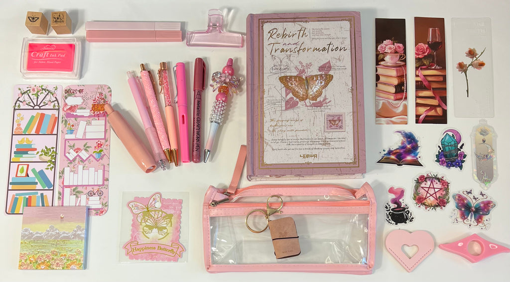 Pink Butterfly Art Bundle