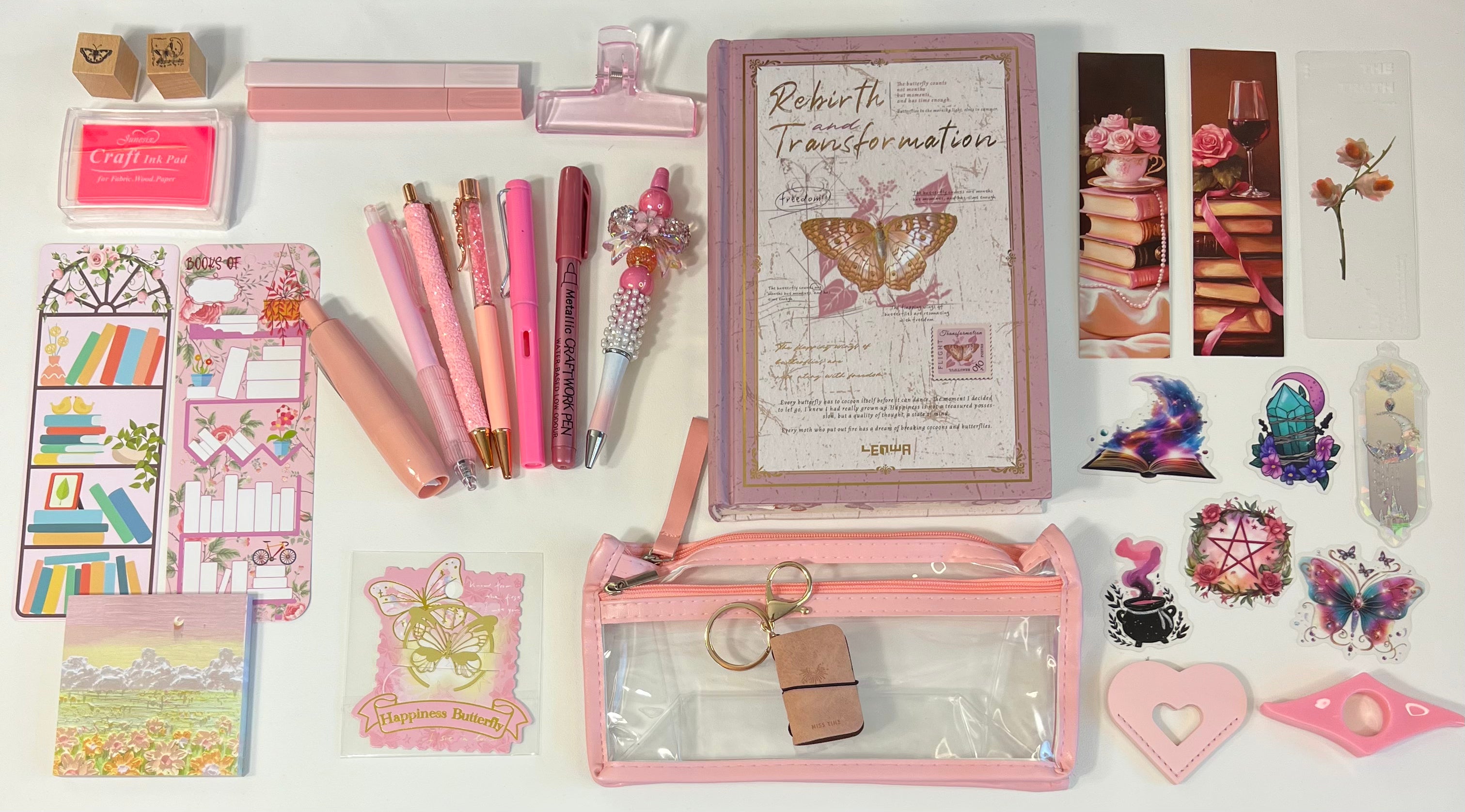 Pink Butterfly Art Bundle