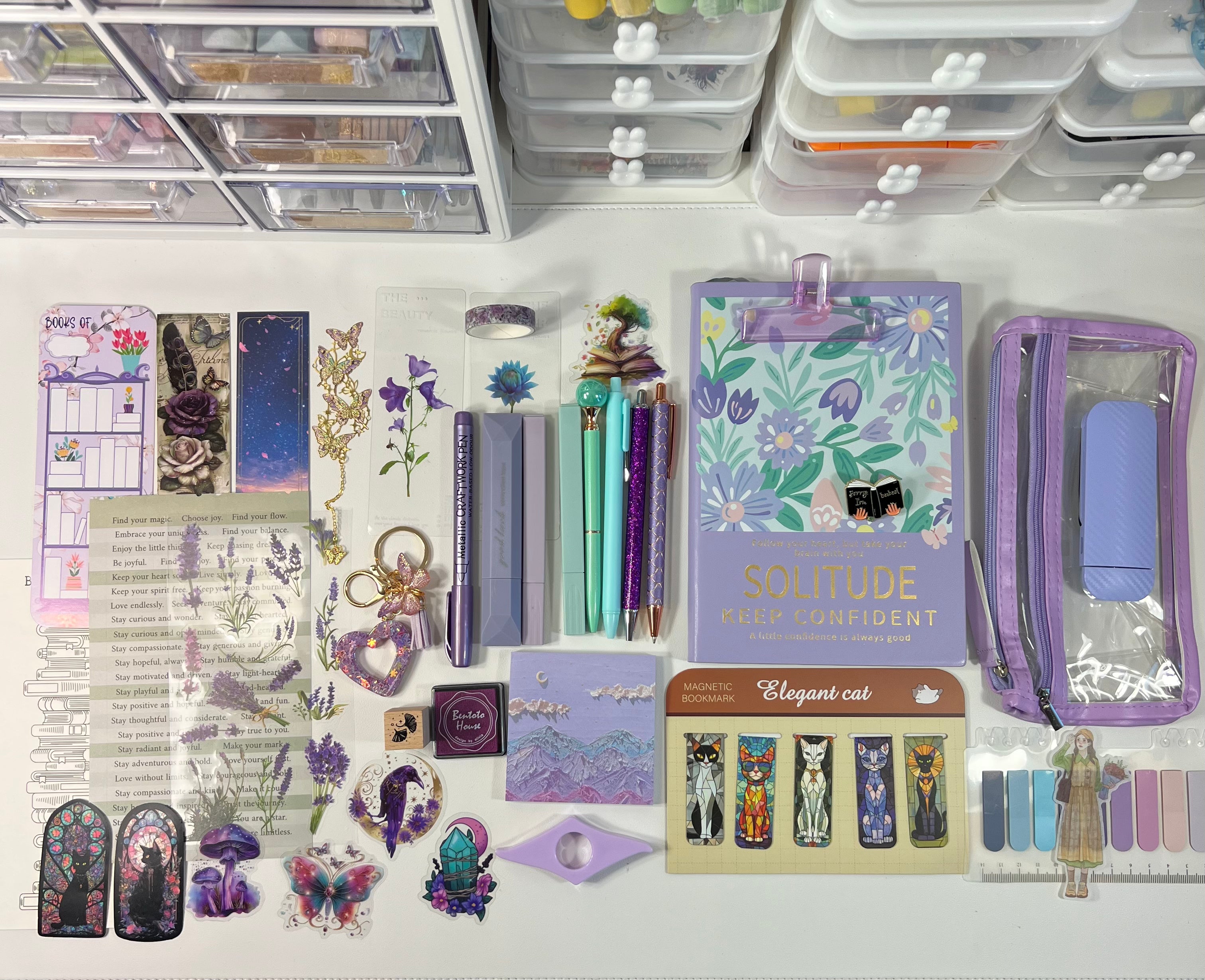 Floral Leather Notebook -5 Color Aesthetic Edition