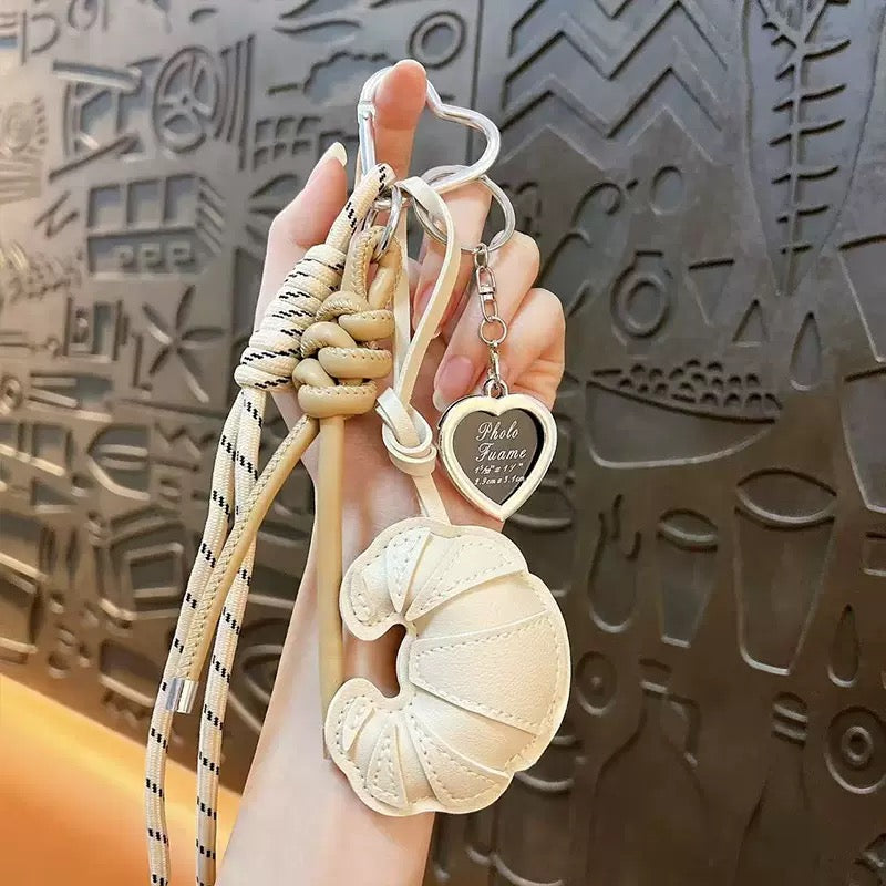🥐 Croissant Bag Charm