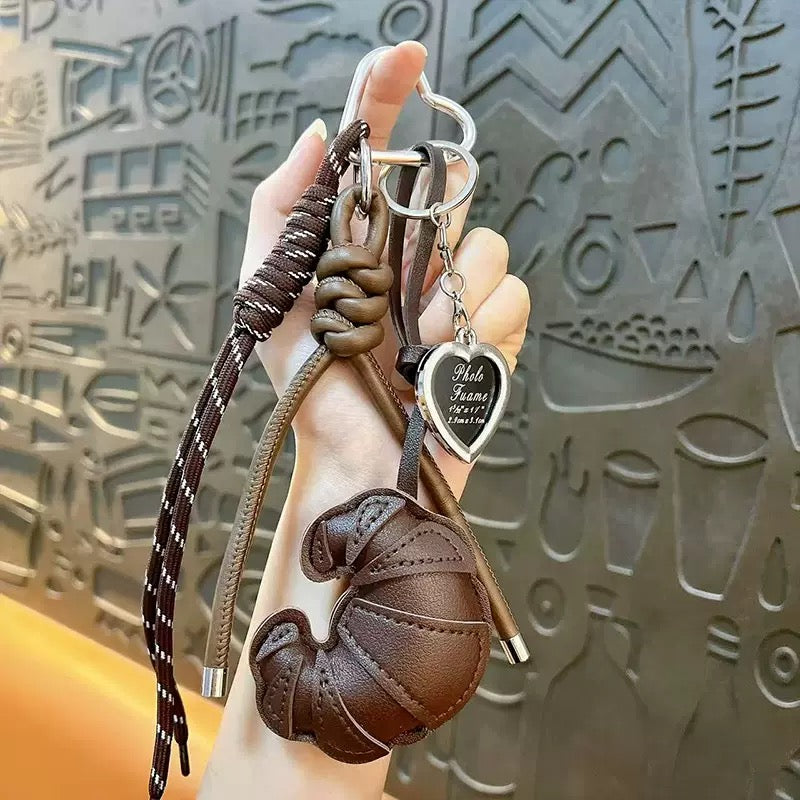 🥐 Croissant Bag Charm