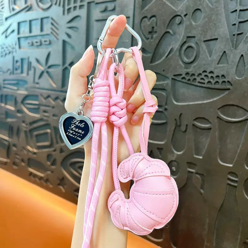 🥐 Croissant Bag Charm
