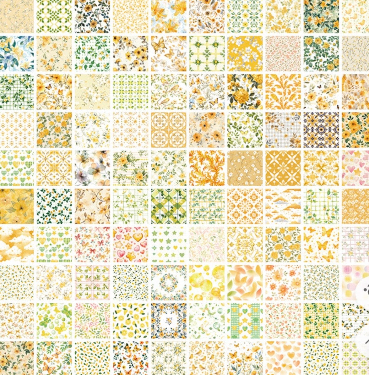 Vintage Floral Memo Pad