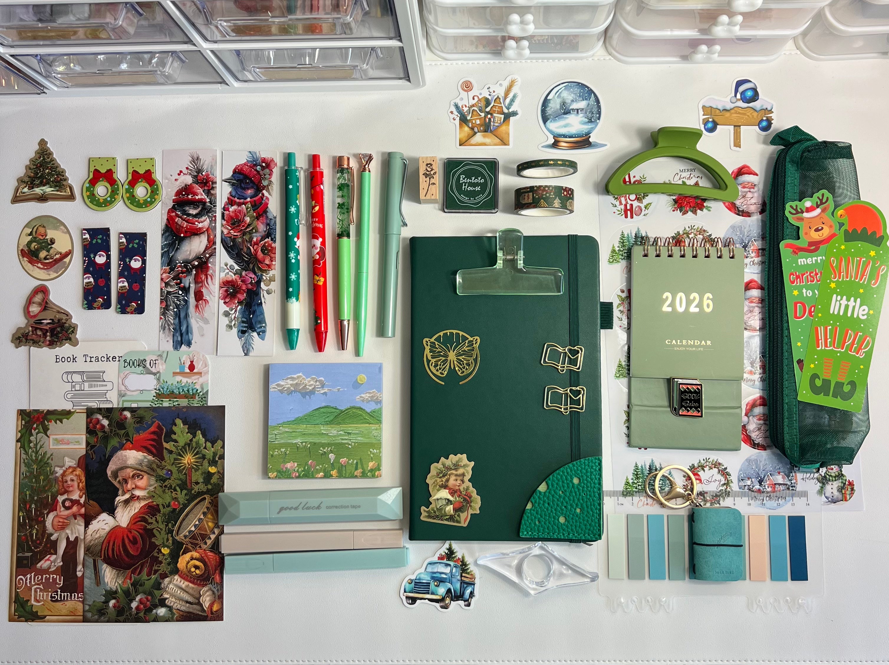 Merry Christmas Green Bookish Bundle