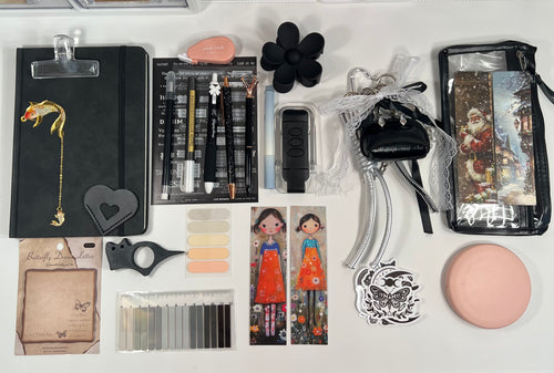 Black Elegant Gift Set —  Black & White Charm Edition