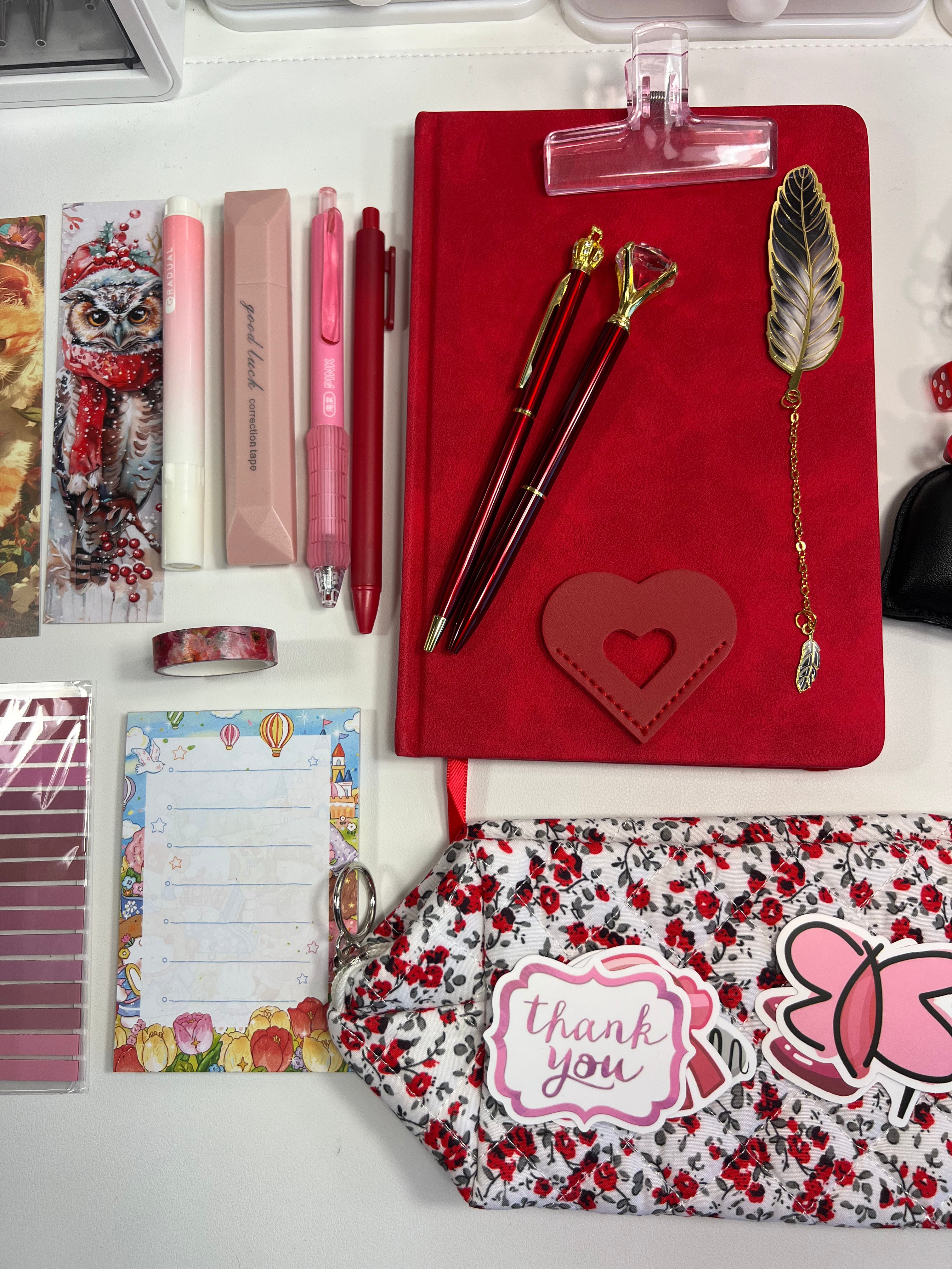 Red Elegant Gift Set - Red & Black Charm Edition