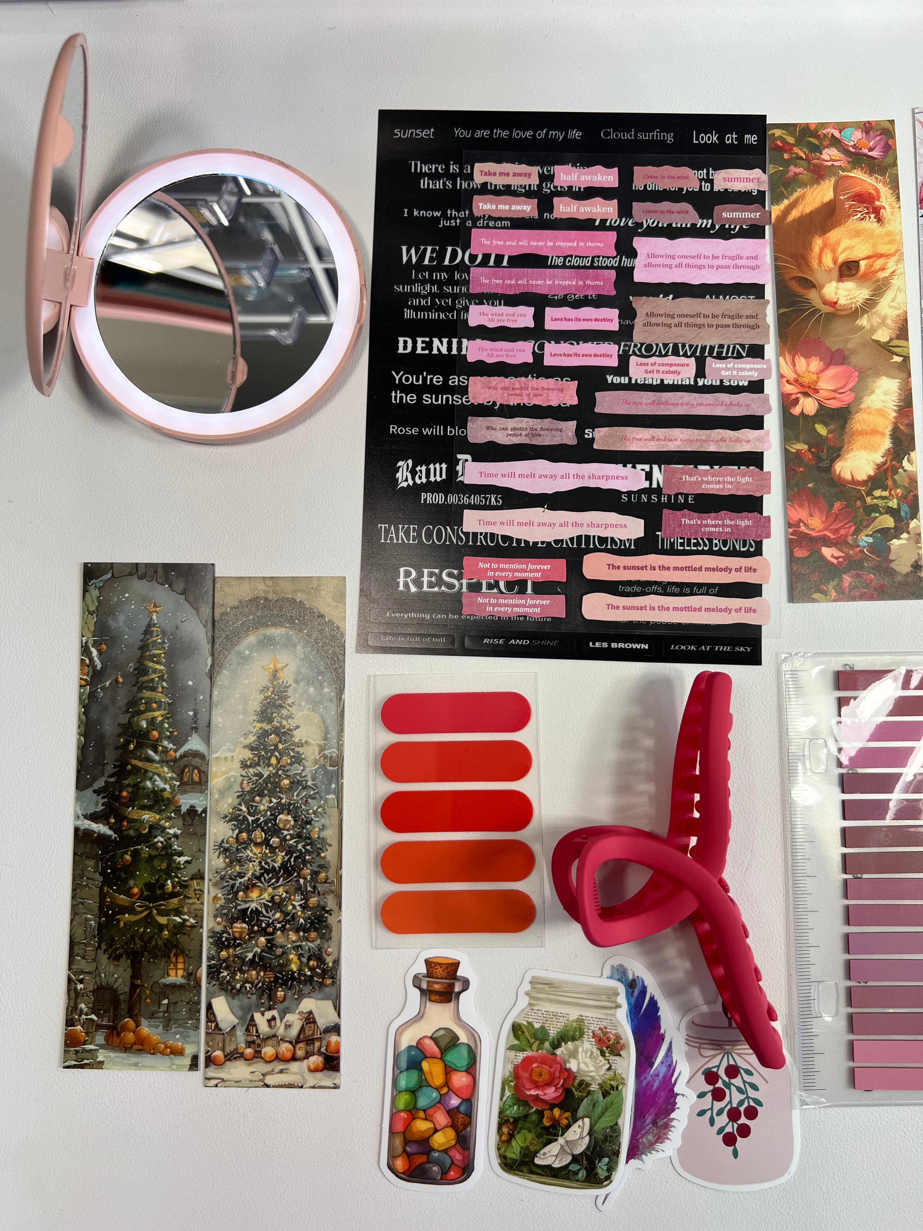 Red Elegant Gift Set - Red & Black Charm Edition