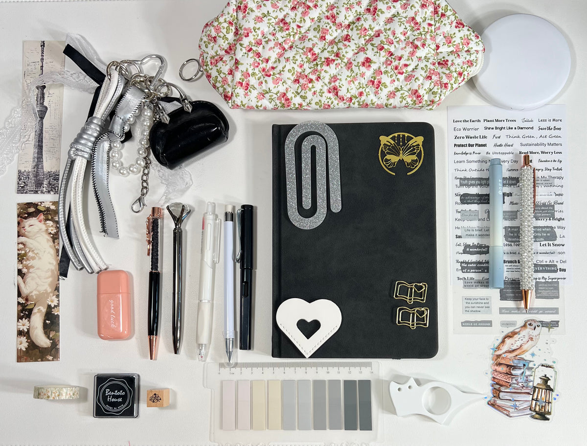 Black Elegant Gift Set —  Black & White